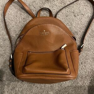 Kate Spade New York Brown Leather Backpack